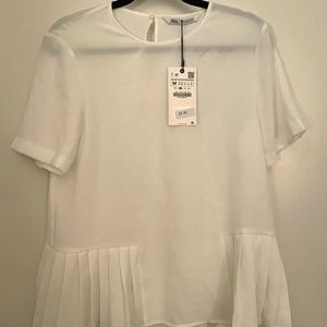 Pleated blouse